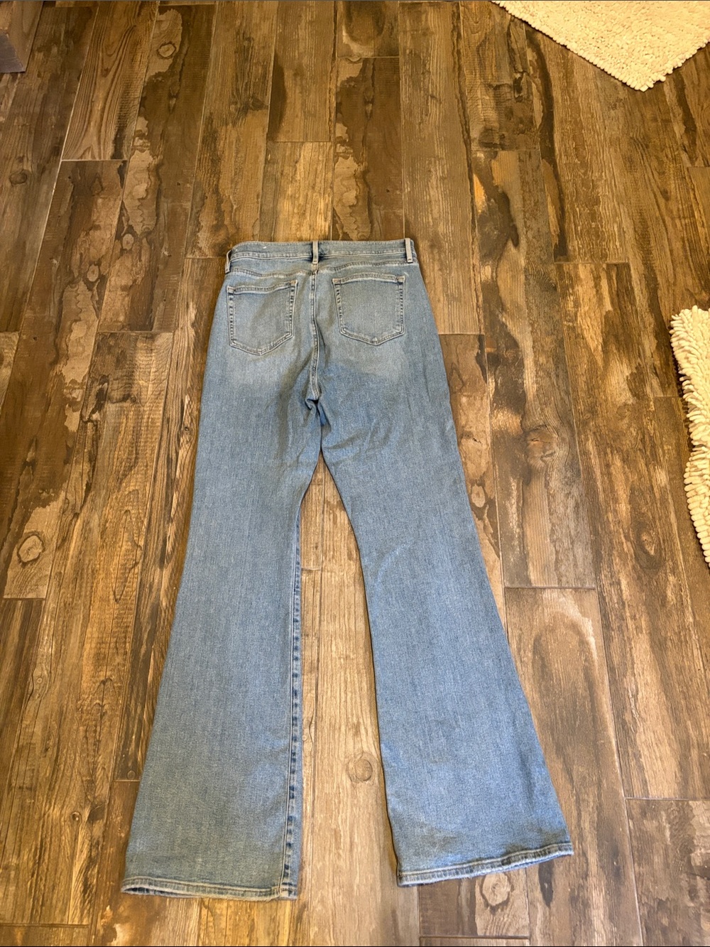 LOFT Light Blue High-Rise Wide Leg Jeans - Picture 4 of 6